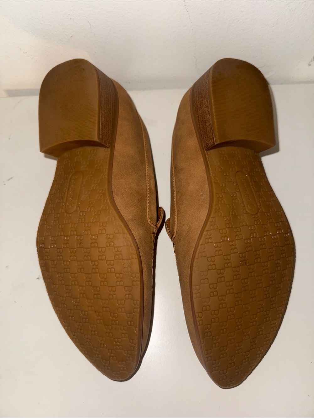 BareTraps Cognac Slip-On Moccasin Loafers - Picture 4 of 5